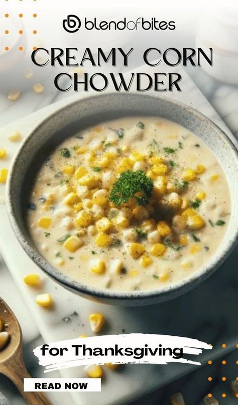 My love for corn chowder began during a family vacation to the countryside. We stumbled upon a charming little diner that served the most incredible corn chowder I had ever tasted. Since then, I've been on a quest to recreate that same comforting experience in my own kitchen. After numerous trials and errors, I've finally perfected my own version of this beloved soup. Creamy Corn Chowder Recipe, Best Corn Chowder Recipe, Creamy Corn Chowder, Corn Bisque, Corn Chowder Soup, Spicy Corn, Corn Chowder Recipe, Chowder Soup, Chowder Recipe