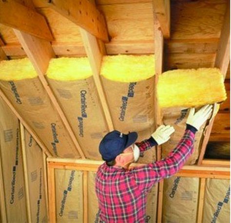 Insulating A Shed, Installing Insulation, Ceiling Insulation, Roof Insulation, Attic Insulation, Home Insulation, Spray Foam Insulation, Types Of Insulation, Shed Roof