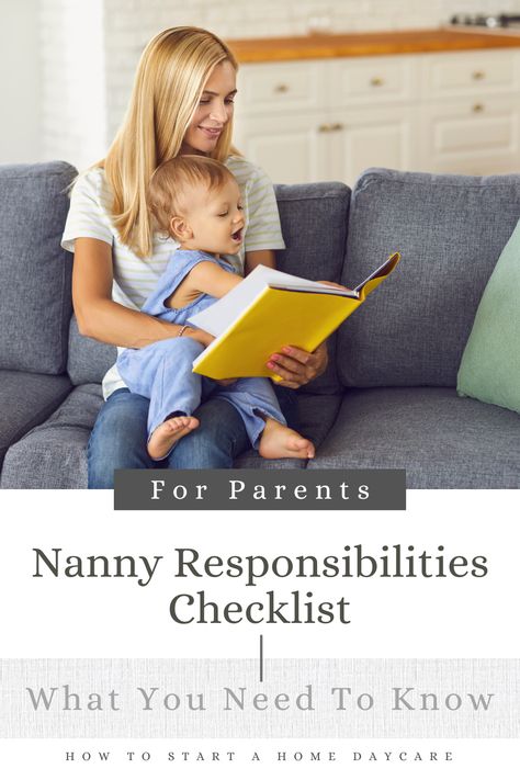 Looking for a nanny that you can trust and rely on? Our nanny responsibilities checklist is the perfect starting point. From looking after the children to managing their daily meals and activities, our list covers everything you need to know to ensure you hire the right person for the job. We also provide tips and resources to help you easily find the best caretaker. With our help, you can be sure you're getting a nanny that will provide the best care for your family. Nanny Responsibilities, Nanny Binder, Nanny Activities, Live In Nanny, Nanny Mcphee, Chore Checklist, Roles And Responsibilities, Advice For New Moms, Afterschool Activities