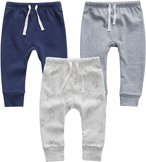 Grey Rabbit, Classic Baby Clothes, Thick Pants, Unique Baby Clothes, Baby Boy Pants, Buy Clothes Online, Navy Grey, Organic Cotton Baby