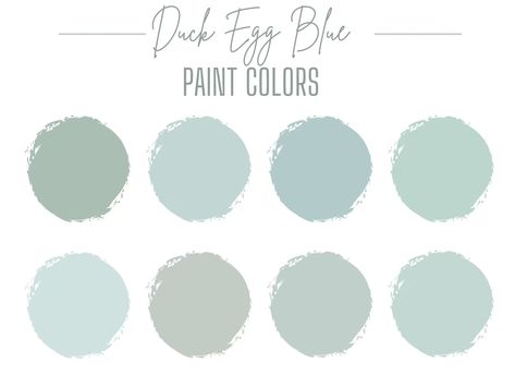 Duck Egg Blue Paint Colors - Etsy Duck Egg Hallway Ideas, Duck Egg Kitchen Cabinets, Robins Egg Blue Paint Colors, Robin Egg Blue Paint Color, Duck Egg Blue Dining Room, Blue Green Kitchen Cabinets, Duck Egg Blue Colour Palette, Duck Egg Blue Bathroom, Duck Egg Kitchen