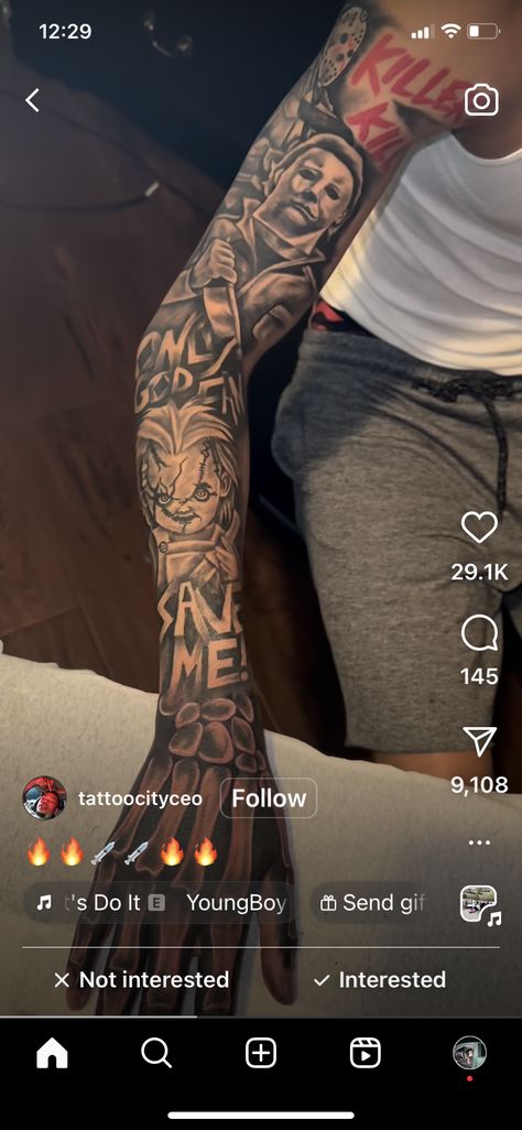 Back Of Neck Tattoo Men, African Sleeve Tattoo, Calf Sleeve Tattoo, Simple Leg Tattoos, Half Arm Sleeve Tattoo, Black People Tattoos, Arm Tattoos For Guys Forearm, Side Hand Tattoos, Black Men Tattoos