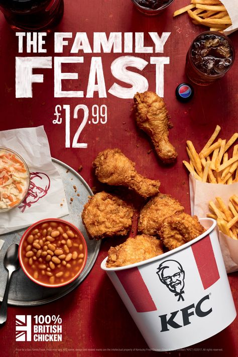 Chicken Poster, Kfc Chicken, Food Banner, 광고 디자인, Food Advertising, Food Menu Design, Food Content, Food Branding, Food Poster Design