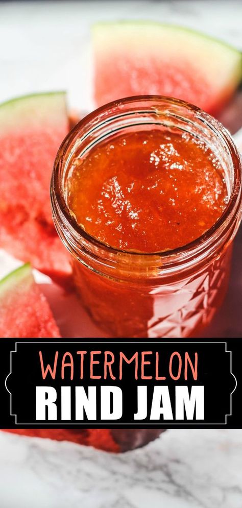 Watermelon Rind Jam, Watermelon Rind Preserves, Pickled Watermelon Rind Recipe, Watermelon Rind Recipes, Watermelon Jam, Watermelon Syrup, Pickled Watermelon Rind, Canning Jam Recipes, Watermelon Jelly