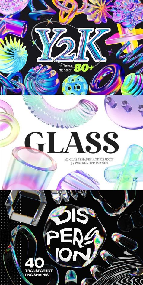 Aesthetic Shapes, Futuristic Poster, Y2k 3d, 3d Aesthetic, Graphic Shapes Design, Graphic Design Styles, Y2k Design, 카드 디자인, Graphic Design Lessons