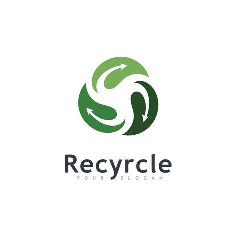 Logos, Recycle Illustration Design, Recycling Company Logo, Recycled Logo Design, Diploma Pictures, Recycle Logo Design, Logo Sustainability, Recycle Illustration, Recycling Illustration