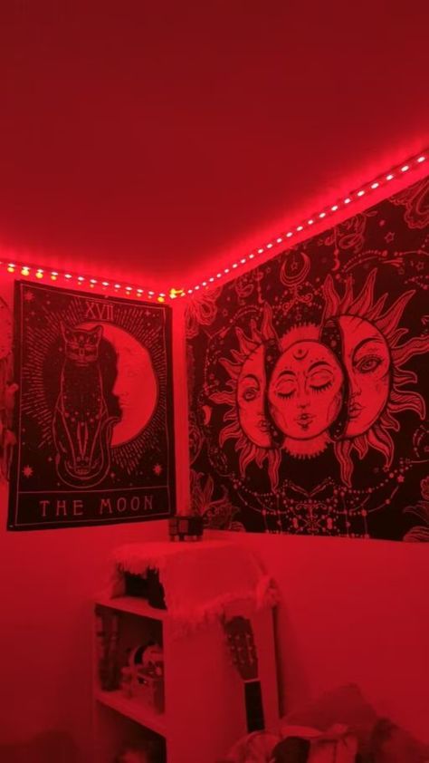 Indian Moon out of Sun Tapestry | roomtery Cool Tapestry Bedroom, Indie Style Room, No Bed Frame Bedroom, Bedroom Ideas Tapestry, Aesthetic Tapestries, Moon Living Room, Vampire Bedroom, Tapestry Bedroom Aesthetic, Graffiti Bedroom