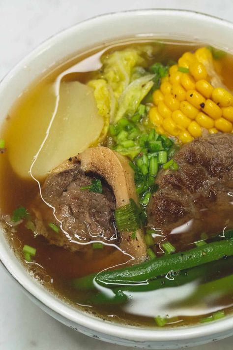 Filipino Bulalo Recipe, Beef Bulalo Recipe, Bulalo Filipino Food, Filipino Food Recipes Easy, Boulibaisse Recipe, Bulanglang Recipe, Bulalo Recipe Filipino Food, Bulalo Soup, Beef Bulalo