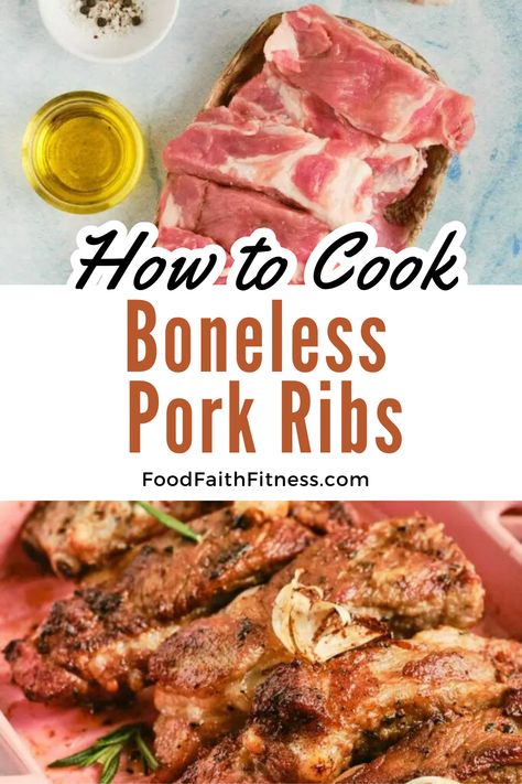 Tender Boneless Pork Ribs, Pork Ribs Recipe Boneless, Pork Boneless Ribs In The Oven, How To Cook Boneless Ribs, Pork Shoulder Rib Recipes, Grilled Boneless Pork Ribs, How To Cook Boneless Pork Ribs, Boneless Pork Ribs Recipes In Oven, Boneless Pork Ribs In The Crockpot