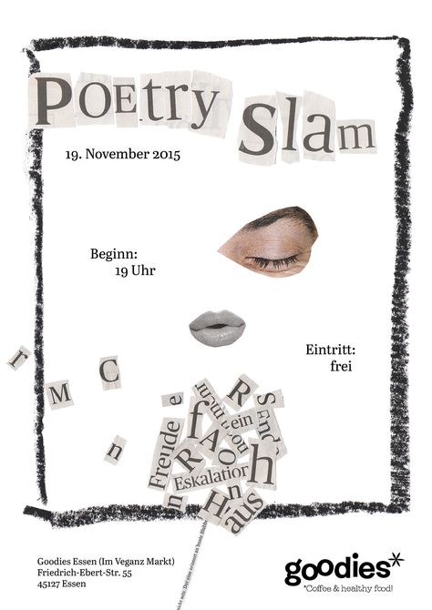 Poster Poetry Slam on Behance Poetry Posters Design, Slam Poster, Classroom Job Application, Frank Kafka, Behance Poster, Harry Potter Mirror, Slam Poems, Quotes Deep Motivational, Deep Motivational Quotes