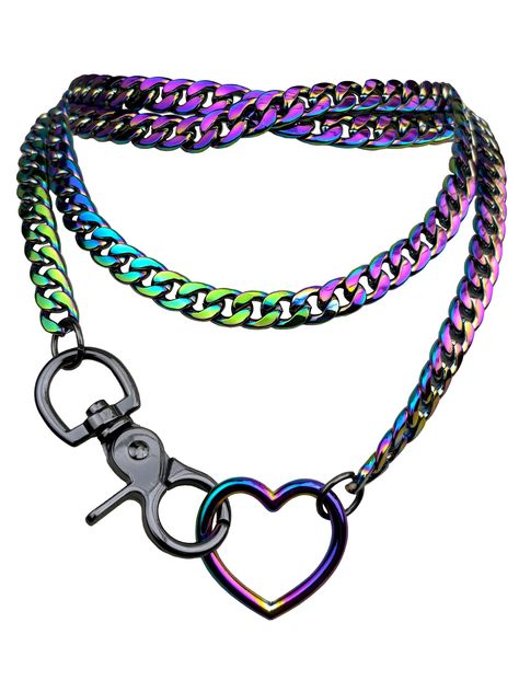 PRICES MAY VARY. 【Design Features】: Experience our double-layer heart O-ring slip chain. The flat chain design, which ensures smoothness, along with carefully selected chain colors and heart ring accessories, makes it perfect for everyday wear, showcasing a unique style. 【Material】: This slip chain necklace made from high-quality zinc alloy and electroplating process, the overall finish is smooth and shiny. Each product is 100% handmade, ensuring high quality and durability. 【Multiple Wearing St 90s Grunge Jewelry, Slip Chain Necklace, 2023 Appetizers, Scene Necklace, Scene Jewelry, Layer Necklaces, Heart Chain Necklace, Scene Goth, Gothic Angel