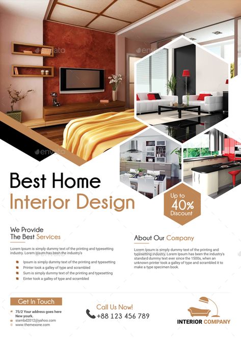 Interior Design Flyers Bundle #Design, #Interior, #Bundle, #Flyers Interior Design Pamphlet Brochure Layout, Interior Advertising Design Poster, Posters For Interior Design, Advertising Layout Design, Home Advertising Design, Furniture Flyer Design Ideas, Interior Ads Design, Poster For Interior Design, Interior Design Leaflet