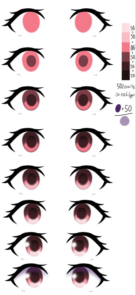 Anime Eye Shading Tutorial, Shading Mata, Anime Eye Coloring Tutorial, Anime Eye Coloring, Eye Shading Tutorial, Hair Rendering, Eye Shading, Eye Ideas, Art Advice