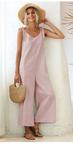 56468d5607a5aaf1604ff5e15593b003desc34942770ri Sleeveless Cotton Jumpsuits And Rompers In Solid Color, Beach Sleeveless Solid Color Jumpsuits And Rompers, Sleeveless Solid Color Jumpsuit For Summer, Summer Sleeveless Cotton Jumpsuits And Rompers, Sleeveless Solid Color Summer Jumpsuits And Rompers, Summer Sleeveless Jumpsuits And Rompers With Pockets, Sleeveless Summer Jumpsuits And Rompers With Pockets, Casual Sleeveless Jumpsuits And Rompers For Vacation, Sleeveless Cotton Jumpsuit For Vacation