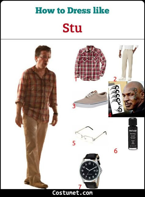 Stu From Hangover Costume, Mr Chow Hangover Costume, Stu The Hangover, Stu Hangover Costume, The Hangover Halloween Costume Group, Hangover Movie Costumes, The Hangover Couples Costume, The Hangover Costume Group, Hangover Costume Group