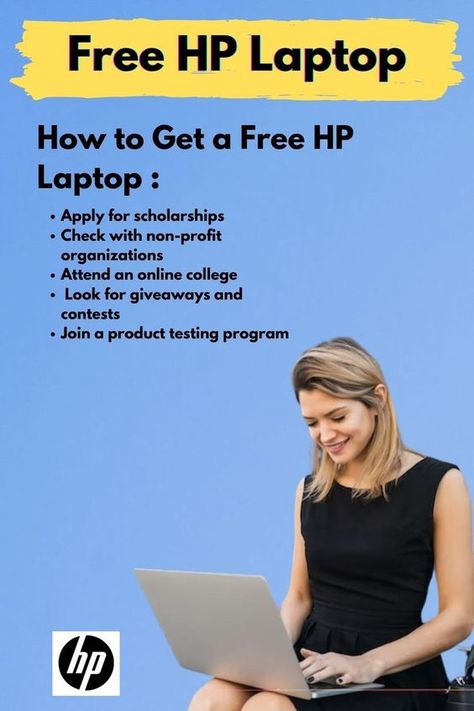 You can get a free HP laptop in various ways. They include checking with non-governmental organizations, attending an online college, and applying for scholarship programs with free laptops. Hp Laptop Hacks, Best Laptops For Students, Product Testing Sites, Get Free Stuff Online, Weekend Jobs, Free Laptop, Free Online Learning, College Looks, Computer Basic