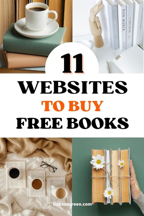 11 websites to buy free books, Where to buy cheap (or free) books with Beautiful Covers Websites To Buy Cheap Books, Where To Buy Books For Cheap, Free Pdf Books Download Websites, Cheap Things To Buy, Free Books Website, Where To Buy Books, Books In 2023, Cheap Textbooks, Improve Writing Skills