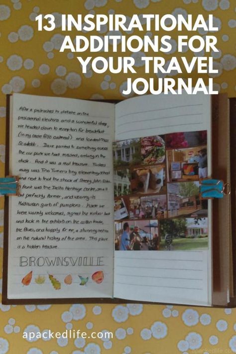 Travel Junk Journal Ideas, Diy Travel Journal How To Make, Journal Places To Travel, Trip Journal Ideas Travel Memories, Travel Journal Ideas How To Start, Road Trip On A Budget, Travel Journal Prompts, Vacation Diary Travel Journals, Best Travel Journals