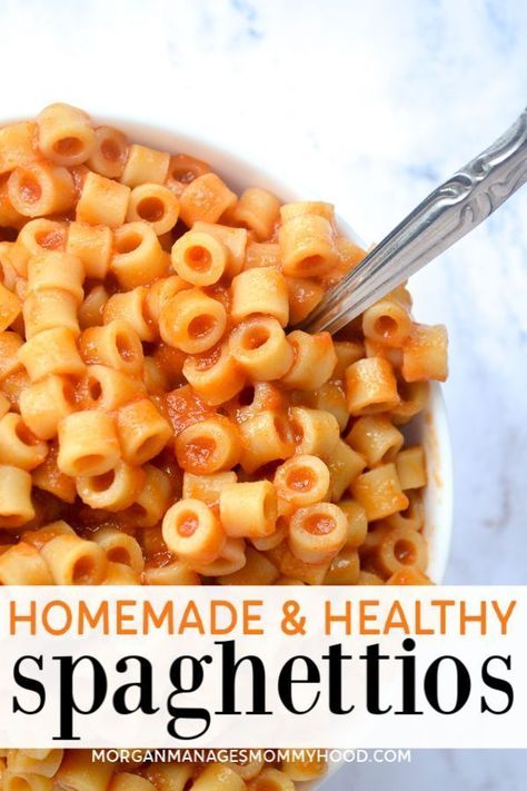 Homemade Spaghettios, Easy Kid Friendly Dinners, Resep Pasta, Pan Pita, Hidden Vegetables, Healthy Toddler Meals, Hidden Veggies, Copycat Recipe, Dinners For Kids