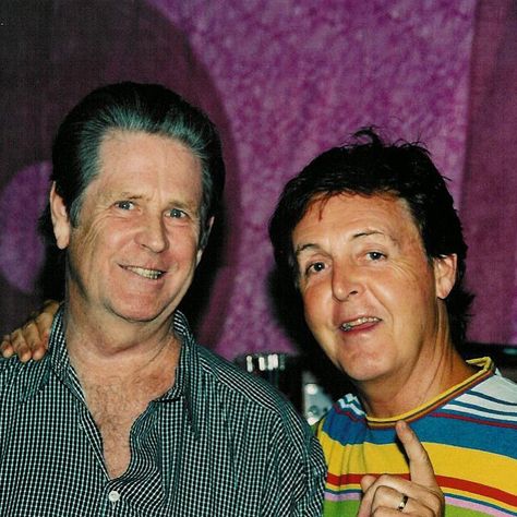 Make A Song, Paul And Linda, When Worlds Collide, People Humor, Paul And Linda Mccartney, Happy 80th Birthday, Brian Wilson, Beatles Photos, Adventure Books