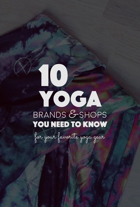 10 Yoga Brands & Shops You Need to Know. The prettiest and most comfortable yoga tights, clothes and accessories. The most popular yoga brands. Yoga Brands, Popular Clothes, Yoga Girls, Yoga Branding, Yoga Tights, Fitness Video, Yoga Outfits, Yoga Iyengar, Yoga Times