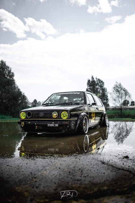 Golf Mk2 Tuning, Vw Golf Wallpaper, Vw Polo Modified, Vw Golf Mk2, Golf Gti Mk1, Vw R32, Gone In 60 Seconds, Volkswagen Golf Mk1, Vw Golf 1