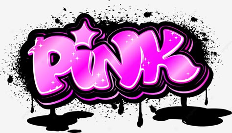 Black Graffiti Wallpaper, Girly Graffiti, Fonts 2024, Cute Fonts Alphabet, Tags Graffiti, Pink Shirt Day, Graffiti Typography, Pink Graffiti, Beautiful Graffiti