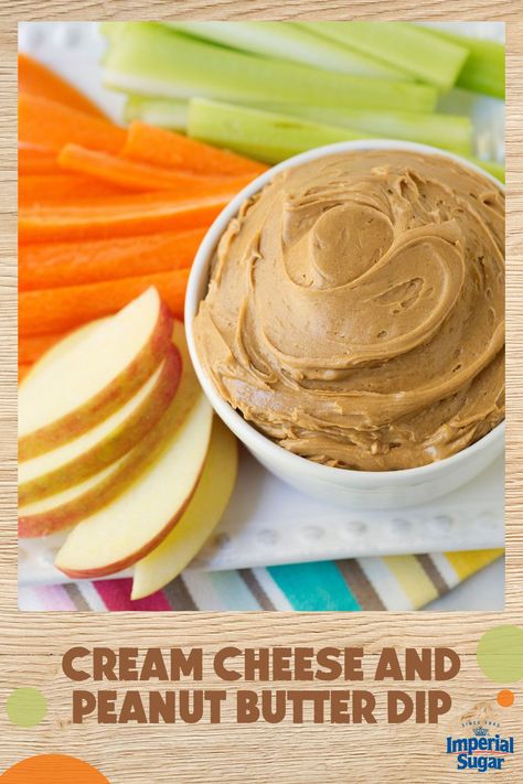 Peanut Butter Cream Cheese Dip, Peanut Butter Dip Cream Cheese, Protein Dips, Cream Cheese And Peanut Butter, Peanut Butter Fruit Dip, Christmas Dips, Amazing Dips, Cream Cheese Apple Dip, Easy Toddler Snacks