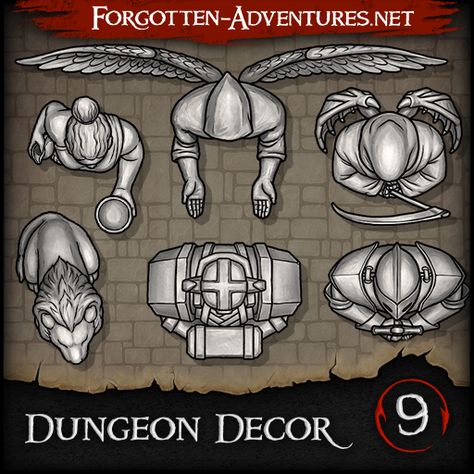 Dnd Decor, Dungeon Decor, Dnd Crafts, Fantasy Map Making, Dungeon Tiles, Photoshop Brushes Free, Virtual Tabletop, Tabletop Rpg Maps, What Are We