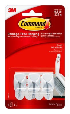 17067ES Command(TM) Small Wire Hooks Hanging Hats, Plastic Utensils, Command Hooks, Paint Wood, Utility Hooks, Decorative Hooks, Hanger Hooks, Command Strips, Plastic Hooks