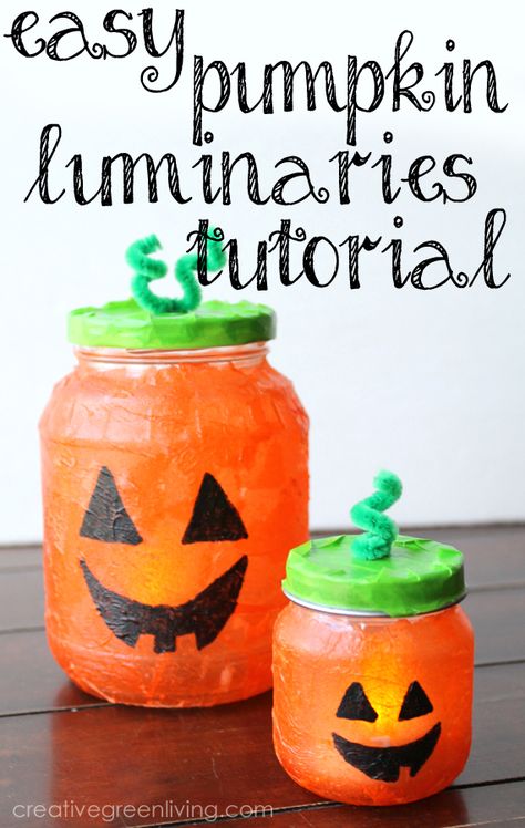 Diy Halloween Luminaries, Porta Halloween, Halloween Luminaries, Crafts With Glass Jars, Halloween Jars, Recycled Jars, Halloween Mason Jars, Food Jars, Make Halloween