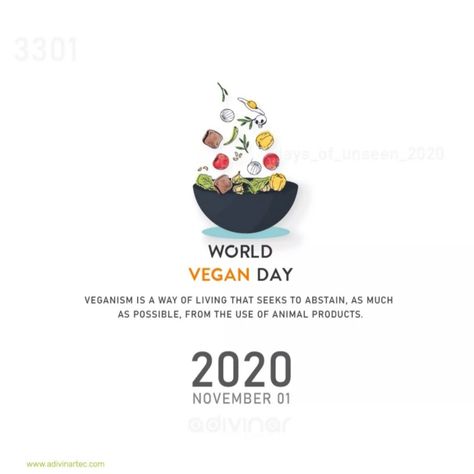 WORLD VEGAN DAY #adivinartec #adivinar #adivinartechnologies #worldveganday #india #kerala #trivandrum #world #worldveganday2020 #worldvegandaylondon #worldvegandaymelbourne2015 #worldvegandaymelbourne #worldvegandaysingapore #worldvegandaymalaysia2018 #worldveganday2019 #worldvegandaymelbourne2019 #worldvegandaymelbourne2017 #worldvegandaymalaysia #worldveganday2017 #worldvegandayeveryday #worldveganday2013 #worldvegandaymalaysia2017 #worldvegandaybuffet #worldveganday2015 #worldveganday20 World Vegan Day Creative Ads, World Vegan Day, Ads Banner, November 01, Festival Theme, Creative Ads, Banner Ads, Kerala, Banners