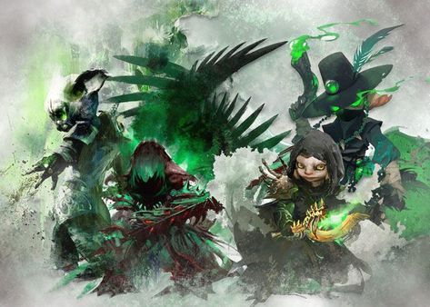 For Necromancer newbies in Guild Wars 2, here is a neat little article with powerful builds you can use in PvE and PvP: Guild Wars 2, Guild Wars, Professions, Take A, Character Art, Look At, Art