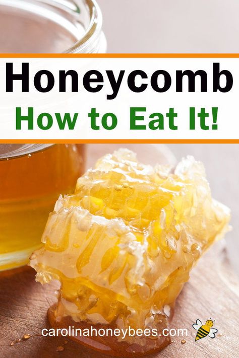 Raw honeycomb is a great way to enjoy eating honey.  How do you eat it?  Should you spit out the beeswax? #carolinahoneybees #beeswax #honeycomb How To Use Honeycomb, How To Eat Honeycomb, What To Do With Honeycomb, Honeycomb Recipe With Honey, Charcuterie Board With Honeycomb, Honeycomb Benefits, Honeycomb Charcuterie Board, Honey Comb Charcuterie, Honey Bee Charcuterie Board