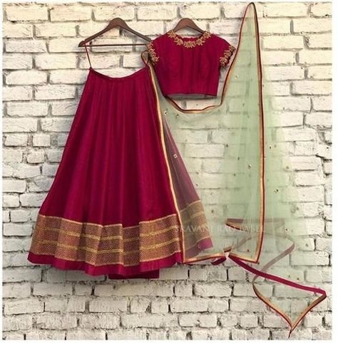 Lehenga Ideas Simple, Simple Lehenga Designs, Velvet Lehenga Choli, Lehenga Choli Designer, Lehenga Indian, Ghaghra Choli, Lehenga Design, Lehenga Saree Design, Velvet Lehenga