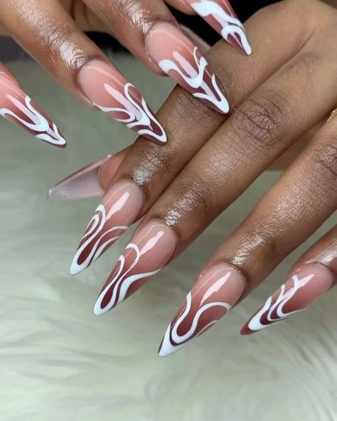 Miracle Nails Inc on Instagram: "WE ACCEPT WALK-INS ONLY 🏠 MIRACLEONNAILS, queens international school, East legon, Accra Ghana @miraclonnails simply does it best * INSTAGRAM: @miracleonnails * #miracleonnails #nails #acrylicnails #instagram #reels #nailsinghana #Nailart #nailhack #gelnails #reelnails #polishnails #almondnails #stilletonails #squarenails #blackwomen #ghanagirls #celebritynails #accranail #nigerianails #ghana #nailsmagazine #blinknails #nailsonfleek #miracleonnails #chromenails and #marbelnails oo#swarovhhskynails #ombrenails #nudenails ⁣ DISCLAIMER: I hereby declare that I do not own the rights to this" French Tips Acrylic Almond, Accra Ghana, Punk Nails, Fancy Nails Designs, Edgy Nails, Glow Nails, French Acrylic Nails, Dope Nail Designs, Short Square Acrylic Nails