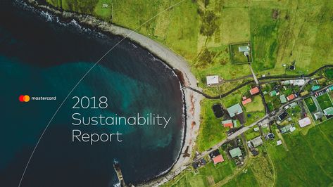 Mastercard Sustainability Report 2018 :: Behance Sustainability Report, Report Design, Annual Report, Presentation Design, Sustainability, Presentation, Branding, Design