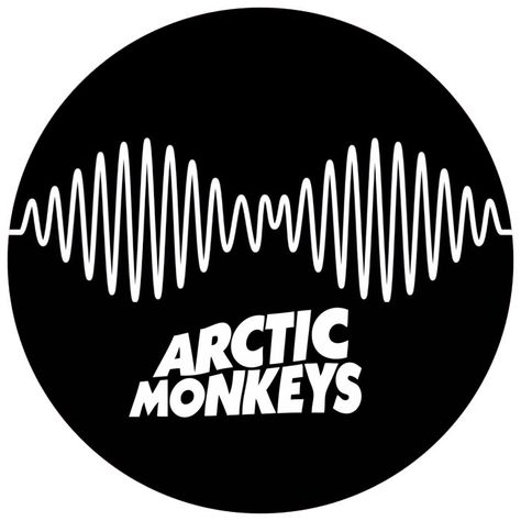 arctic monkeys Arctic Monkeys Album Cover, Monkey Drawing Easy, Monkey Icon, Monkey Drawing, Vinyl Art Paint, Monkey Logo, Monkey Stickers, Record Painting, Printable Wall Collage