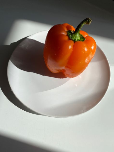 Reference Photos Of Objects, Bell Pepper Still Life, Still Life Subjects Photography, Cool Reference Photos Objects, Item Reference Photo, Simple Still Life Photography Objects, Stil Life Photography, Pepper Still Life, Fruit Still Life Photography