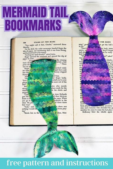 Mermaid Tail Craft, Little Mermaid Crafts, Bookmarks Diy Kids, Craft For Summer, Diy Coffee Filter, Mermaid Craft, Summer School Crafts, Diy Mermaid Tail, Storytime Crafts