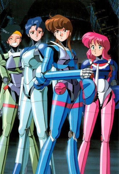 Bubblegum Crisis Bubblegum Crisis Tokyo 2040, Bubblegum Crisis, Shogun Warriors, Cyberpunk Anime, New Retro Wave, Old Anime, Ghost In The Shell, 90s Anime, Manga Comics