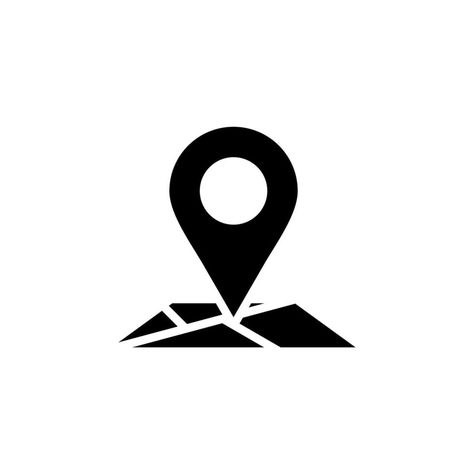 Gps, Map, Navigation, Direction Solid Icon Vector Illustration Logo Template. Suitable For Many Purposes. Gps Illustration, Navigation Logo, Fun Logo, Navigation Map, Quote Islam, Map Icons, Gps Map, Illustration Logo, Map Design