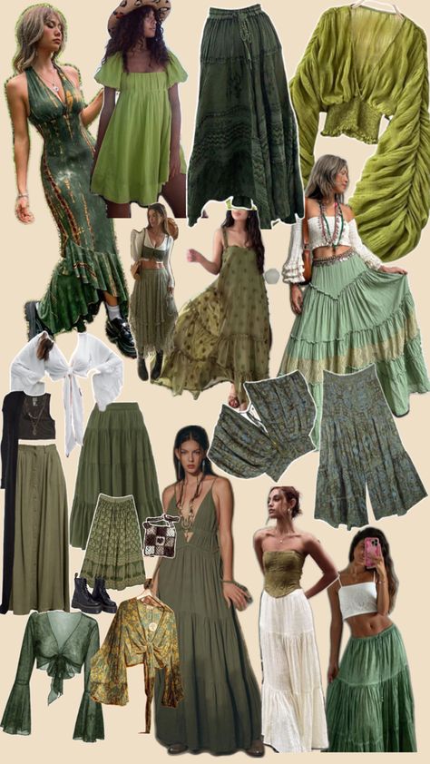 Earthy Aesthetic Outfits, Earthy Tone Outfits, Cottagecore Outfit Ideas, Looks Hippie, Hippy Fashion, Look 80s, Spiritual Fashion, Mode Hippie, Earthy Outfits