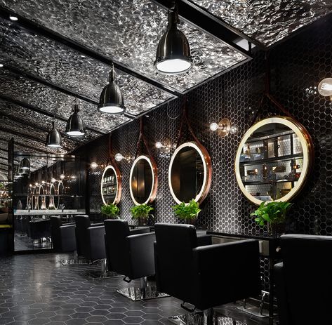 Barber Shop Pictures, Barbershop Design Interior, Hair Salon Interior Design, Salon Interior Design Ideas, Barber Shop Interior, Nail Salon Interior Design, Business Talk, Nail Salon Interior, Hair Salon Design