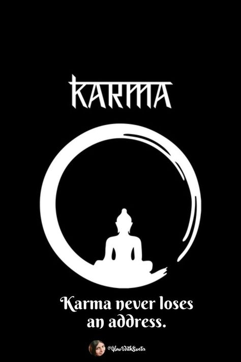 Karma Never Loses an Address! Dharma Quotes, Buddha Wallpaper, Positive Quotes Wallpaper, Life Quotes To Live By, Karma Quotes, Motivational Quotes For Success, Motivational Quotes For Life, Quotable Quotes, Art Drawings Simple