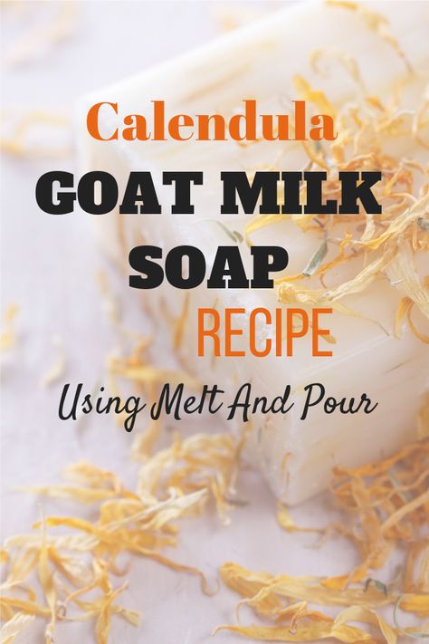 Make your own soap for dry skin at home with this easy goat milk soap recipe using melt and pour soap base, dried calendula flowers and calendula oil. #goatmilksoaprecipeusingmeltandpour #soapmaking #soaprecipes #calendulagoatmilksoap #meltandpoursoaprecipesgoatmilk #meltandpoursoapideas #meltandpoursoaprecipes Vanilla Soap Recipe, Easy Goat Milk Soap Recipe, Organic Soap Recipe, Soap For Dry Skin, Dried Calendula, Make Your Own Soap, Goat Milk Soap Recipe, Laundry Soap Recipe, Milk Soap Recipe