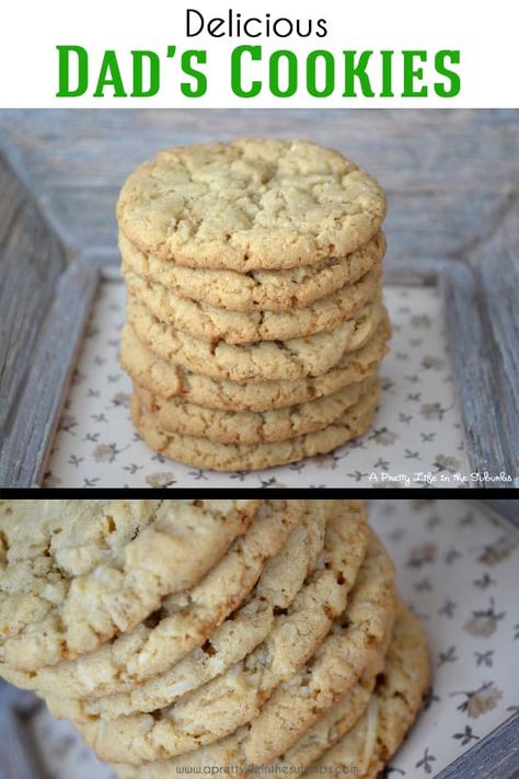 Dads Oatmeal Cookie Recipe, Cookie Jar Cookies Recipes, Large Batch Cookies Easy, Large Cookies Recipe, Cheap Deserts, Decadent Cookies, Drop Cookie Recipes, Drop Cookie, Favorite Cookie Recipe