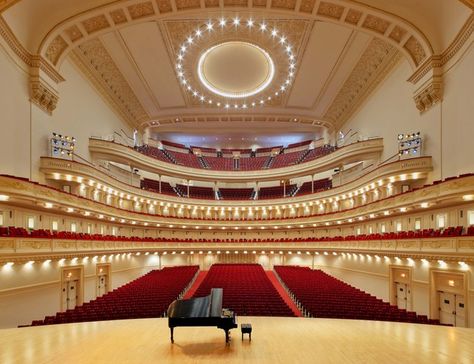 I've performed at Carnegie Hall.  Keeping all these concert halls as clear visions in my mind drives me to do my best. Andrew Carnegie, Carnegie Hall, Design Principles, Grand Piano, Music Venue, Concert Hall, Classical Music, New Yorker, Orchestra