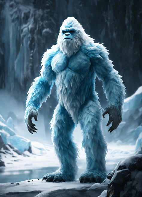 Discover the towering Glacial Yeti, a magnificent ice creature that glistens with frost ❄️ Watch as intricate ice crystals form and shatter in mesmerizing detail! ❄️ Ice Creature, Mobile Phone Wallpaper, Wine Red Hair, Winter Bucket List, Ice Snow, Winnie The Pooh Quotes, Winter Wonderland Party, Winter Engagement Photos, Winter Makeup