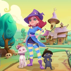 6a2fd718de88e57f062d6910e64996b5 Bubble Witch, Animation Scene, Witches House, Fruit Candy, Candy Games, Dark Spirit, Fox Boy, Witch Costumes, Kings Game